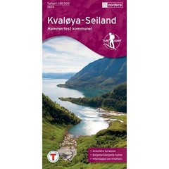Kvaloya – Seiland – Nordeca Turkart Norway walking hiking map 2633 35% OFF SALE