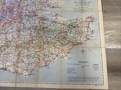 VTG 1926 (1920’s) – Daily Mail Road Map of London / South-East England E7