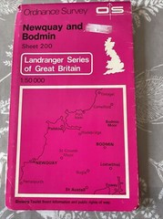 OS Ordnance Survey Landranger Series Map Newquay and Bodmin 1981