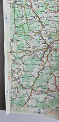 Michelin Road Map, No 4 Mons/Bergen Luxemburg 1964 1:200 000
