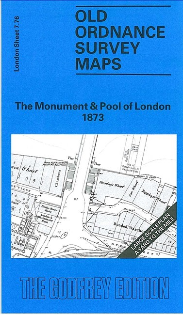 The Monument & Pool of London 1873 London Large Scale Sheet 7.76