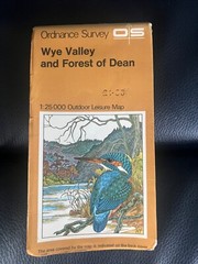 Ordnance Survey Outdoor Leisure Map Wye Valley And The Forest of Dean, 1977