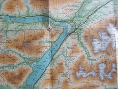VINTAGE BARTHOLOMEW’S MAP ARISAIG & LOCHABER REVISED HALF-INCH CONTOURED 1947
