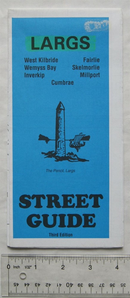 1994 Nicolsons Street Guide, Largs, W. Kilbride, Iverkip, Fairlie, 3rd edition