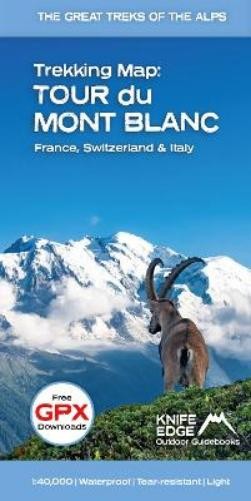 Andrew McCluggage Tour du Mont Blanc Trekking Map (Map) (UK IMPORT)