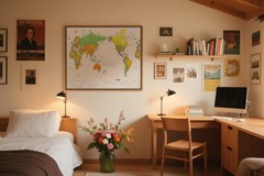Map of The World Wall Chart Home Mural Office Print Art Poster Decor 61x91cm