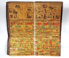 1885 Antique Adams Synchronological Chart Timeline Lithograph Map History of Man