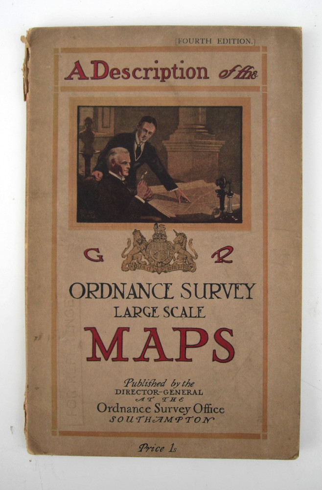 Original Vintage 4th Ed A Description Of The OS Large Scale Maps Book 1930