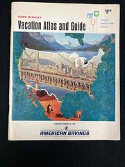 1965 RAND MCNALLY VACATION ATLAS AND GUIDE FOR UNITED STATES, MEXICO & CANADA