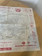 BARNETT Street Plan of Basildon (Pitsea, Laindon, Vange etc) Vintage Map