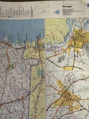 1993 Rand McNally Motor Carriers Road Atlas JB Hunt Book Missing 1 Page 95-96