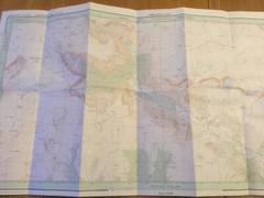 1988 Ordnance Survey Pathfinder Map 283 NO 27/37 Upper Glen Clova inc Braedownie