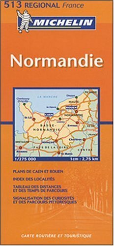 Normandie: No.513 (Michelin Regional Maps) Sheet map Book The Fast Free Shipping