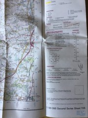 1994 Ordnance Survey Landranger Map 155 Bury St Edmunds & Sudbury (inc Hadleigh