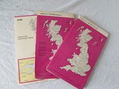 3 x O S landranger maps