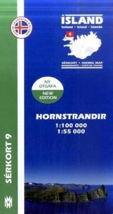 ISLAND SERKORT 09 HORNSTRANDIR 1 : 100 000 / 1 : 55 000 **BRAND NEW**