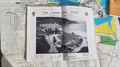 Newquay Padstow OS Linen Map St Ives Cornwall Town Guide Coach Guide AA hotels