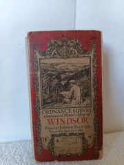 Vintage 1920s Ordance Survey Windsor Sheet 114 Popular Edition 1 Inch Map (CG)