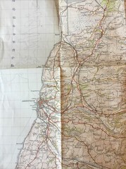 1952 Ordnance Survey One Inch Seventh Series Map 127 Aberystwyth (incl Towyn )