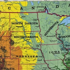 17″ x 22″ Rand McNally Markable Map of United States Two-Sided Pre-owned