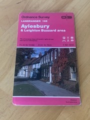 Ordnance Survey Landranger Map 165 Aylesbury & Leighton Buzzard Area OS