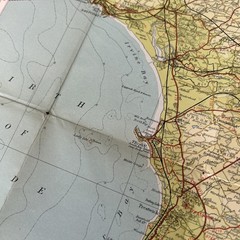AYRSHIRE Bartholomew Revised Contoured Half In Map No 40 Paper 1962 Girvan