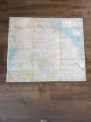 Vintage Esso Road Maps X 5 No 1-5 (folding sheet map)