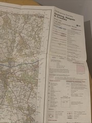 Ordnance Survey Landranger 187 Dorking Reigate Crawley Map 1985 OS 1:50,000