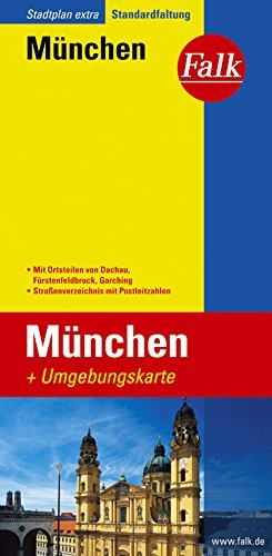 MUNCHEN MUNICH CITY STREET MAP *Excellent Condition*