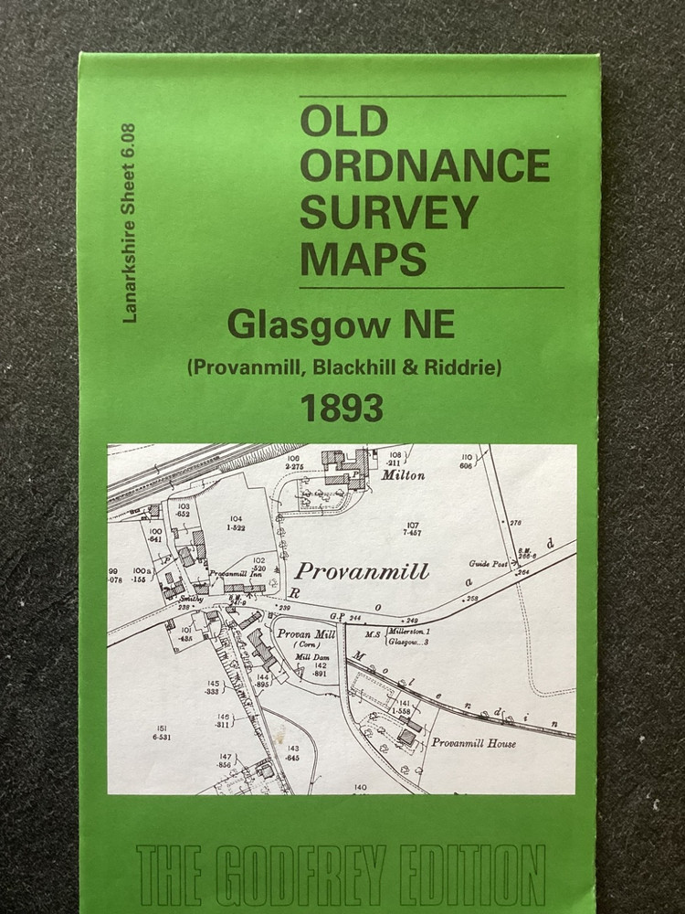 Old Ordnance Survey map of Glasgow NE 1893 Sheet 6.08