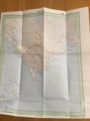 1995 Ordnance Survey Pathfinder Map 117 NG08 Renish Point (incl Rodel & Finsbay