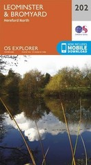 OS Explorer Map (202) Leominster and Bromyard by Ordnance Survey Book The Fast
