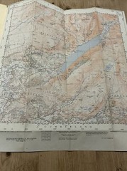 WAST WATER Eskdale Ordnance Survey Sheet NY10 1:25000 1961 Lakes Lake District