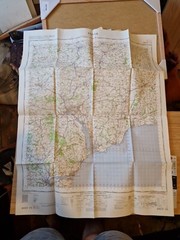 Ordnance Survey Map Of Great Britian – EXETER – 1960 – 1/63360