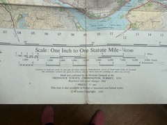BEN NEVIS & GLEN COE Inc Lorn & Lochaber ORDNANCE SURVEY TOURIST MAP Rev 61 1964
