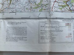 OS 1936 Ordnance Survey One Inch Fifth Edition Cloth 1″ Map 118 Barnstaple.