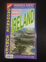 Ireland Map Ordnance Survey Road Laminated Cover Scale 1 : 600 000 Burren Sturdy