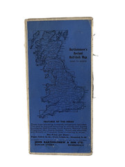 Bartholomew’s Revised Half Inch Contoured Map Vale Of Severn UK Cloth Map