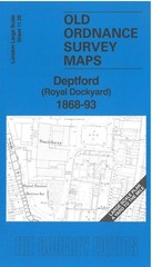 Deptford Royal Dockyard 1868-93 London Large Scale Sheet 11.20 by Pamela Taylor