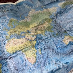 The World Map Gilbert M Grovensor Paperback Book Map