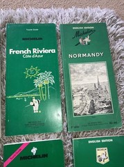 Tourist Guides Of Europe X15 Vintage Michelin Mainly France with Maps Travel