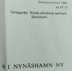 Sweden Map – Topografiska Kartan Över Sverige 91:Nynäshamn NV (Scale: 1:50,000)