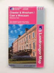 Ordnance Survey Map Sheet 117 Chester & Wrexham Ellesmere Port