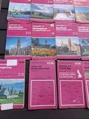 ordnance survey maps Joblot 43 Maps Used