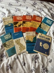 127! Huge lot Of Vintage Ordnance And Other Maps and Guides Collectors Bundle