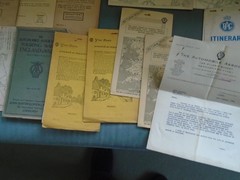 JOB LOT – 23 1930s VINTAGE AA ROAD MAPS ROUTES + OTHER ITEMS PLACES OF INTEREST