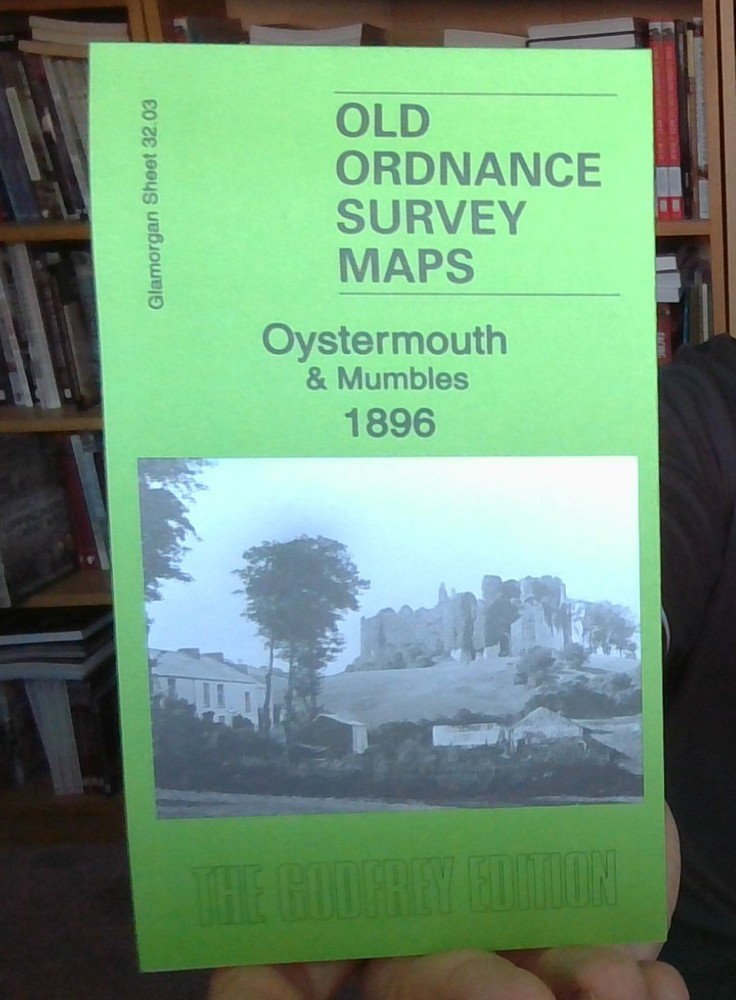 MAP OF Oystermouth & Mumbles 1896 Glamorgan Sheet 32.03 by Steph Mastoris NEW