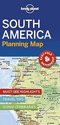 Lonely Planet South America Planning Map, Lonely Planet, Used; Good Book