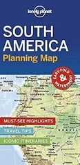 Lonely Planet South America Planning Map, Lonely Planet, Used; Good Book