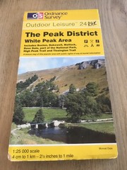 Ordnance Survey Outdoor Leisure Map 24 – Peak District – White Peak Area